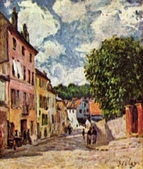 Alfred Sisley Strabe in Moret-Sur Loing Germany oil painting art
